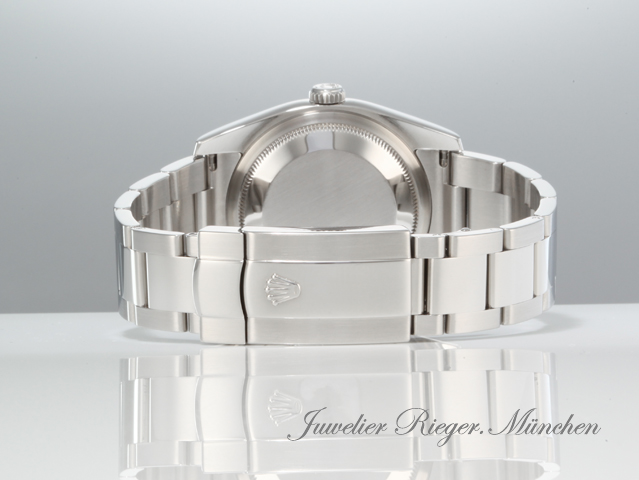 Bild 6 der Galerie: Rolex Datejust 36 mm 116200 Edelstahl 2014 LC100 Automatik Herrenuhr Damenuhr Stahl