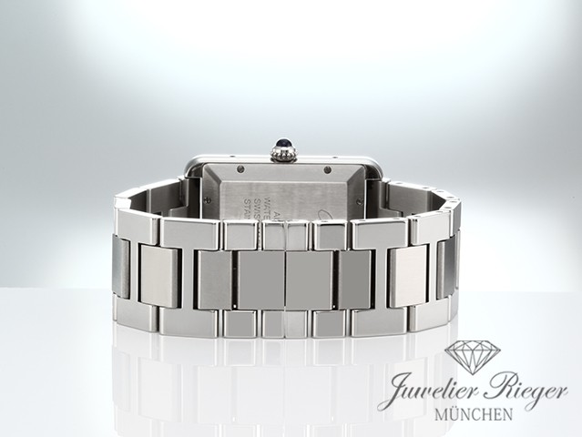 Bild 6 der Galerie: Cartier Tank Solo XL Edelstahl 2019 Automatik W5200028 Herren Damen Stahl