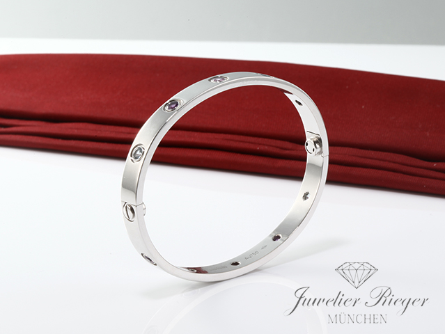 Bild 4 der Galerie: Cartier Armreif Love Weissgold 750 Größe 16 Multicolor Gold Damen Armband