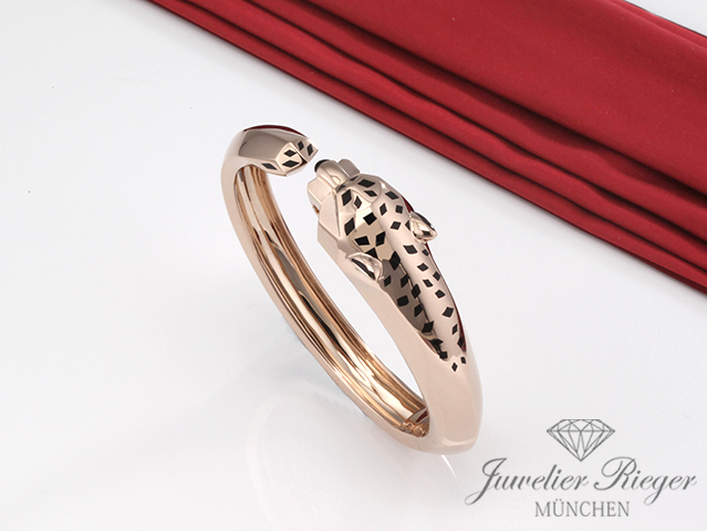 Bild 6 der Galerie: Cartier Armreif Panthere de Cartier Rosegold 750 Größe 18 2017 Gold Bangle