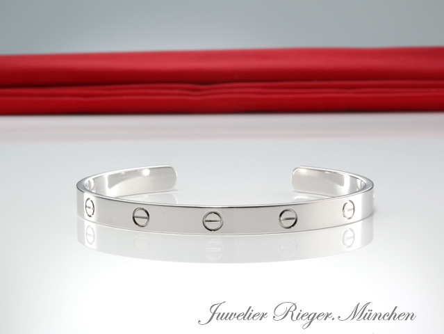 Bild 4 der Galerie: Cartier Armreif Love Offen Weissgold 750 Größe 16 Alter 2014 Gold Armband