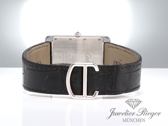 Bild 7 der Galerie: Cartier Tank Louis XL Weissgold 750 Diamanten 2020 WT200006 Handaufzug Gold