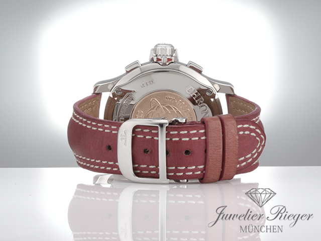 Bild 6 der Galerie: Jaeger Le Coultre Master Compressor Chronograph 148.8.31 Diamanten Edelstahl