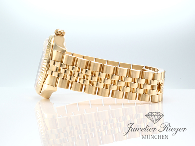 Bild 5 der Galerie: Rolex Datejust 31 mm Medium 178278 Gelbgold 750 Perlmutt Automatik Gold Damen
