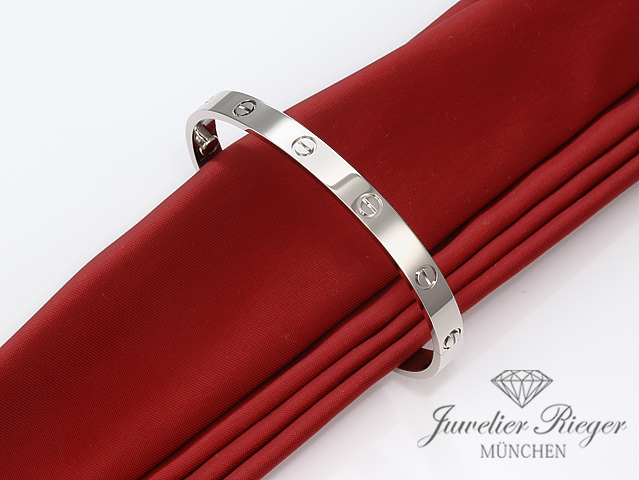 Bild 3 der Galerie: Cartier Armreif Love Weissgold 750 Größe 16 2020 Gold Armband Damen