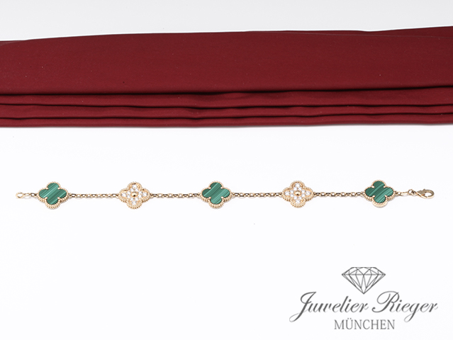 Bild 4 der Galerie: Van Cleef & Arpels Armband Vintage Alhambra Gelbgold 750 Diamanten VCARO7GQ00