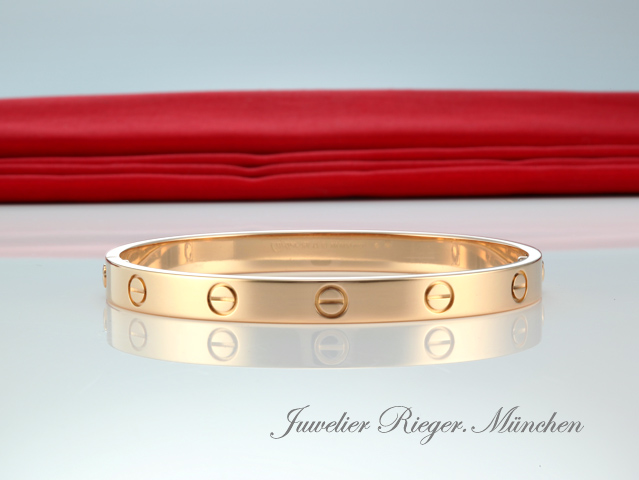 Bild 4 der Galerie: Cartier Armreif Love Roségold 750 Größe 21 2016 Gold Herren Armband