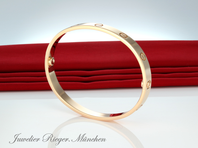 Bild 2 der Galerie: Cartier Armreif Love Roségold 750 Größe 21 2016 Gold Herren Armband