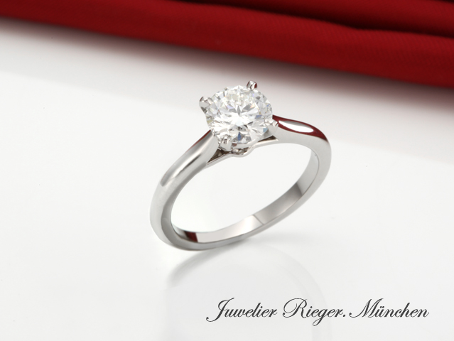 Bild 1 der Galerie: Cartier Solitär Ring 1895 Platin 950 Diamant 0,83 ct. Gr. 52 Alter 2020 Brillant
