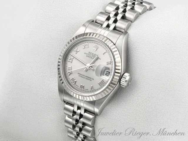 Bild 2 der Galerie: Rolex Lady Datejust Stahl Weissgold 750 2000 Automatik Gold Damen