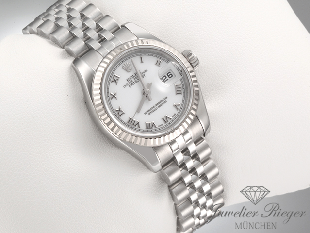 Bild 3 der Galerie: Rolex Lady Datejust Stahl Weissgold 750 179174 2008 Automatik Gold