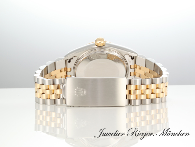 Bild 6 der Galerie: Rolex Medium Datejust Stahl Gelbgold 750 Diamanten Automatik Gold Stahl