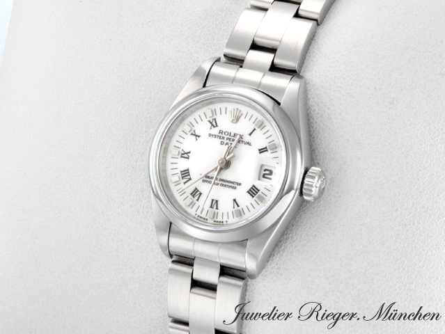 Bild 2 der Galerie: Rolex Lady Date 26 mm 69160 1995 Edelstahl Automatik Damen Damenuhr Stahl