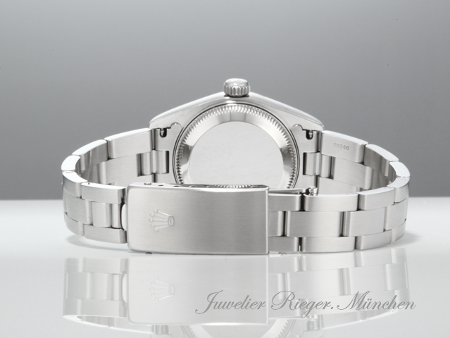 Bild 6 der Galerie: Rolex Lady Date 26 mm 69160 1995 Edelstahl Automatik Damen Damenuhr Stahl