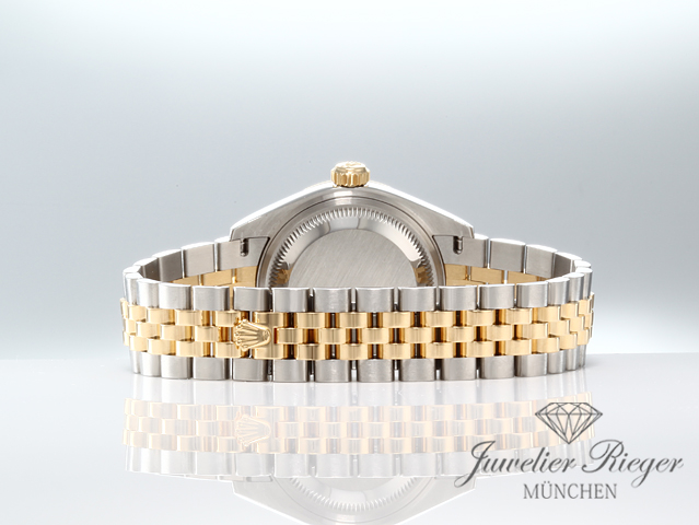 Bild 6 der Galerie: Rolex Lady Datejust 28 mm 279173 Edelstahl Gelbgold 750 Diamanten Automatik Gold