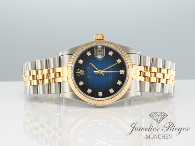 Bild 4 der Galerie: Rolex Medium Datejust 31 mm 68273 Stahl Gelbgold 750 Diamanten Automatik