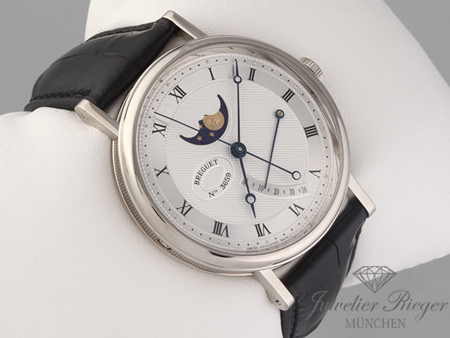 Bild 3 der Galerie: Breguet Classique 7787 Mondphase 39 mm 2013 Weissgold 750 Automatik Gold