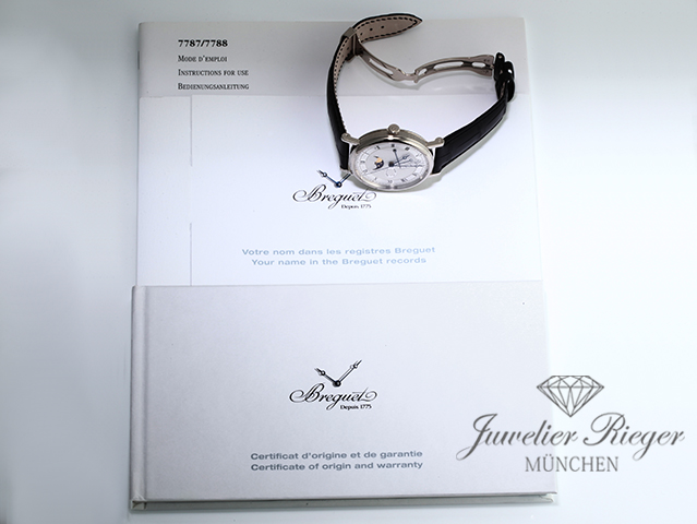 Bild 7 der Galerie: Breguet Classique 7787 Mondphase 39 mm 2013 Weissgold 750 Automatik Gold