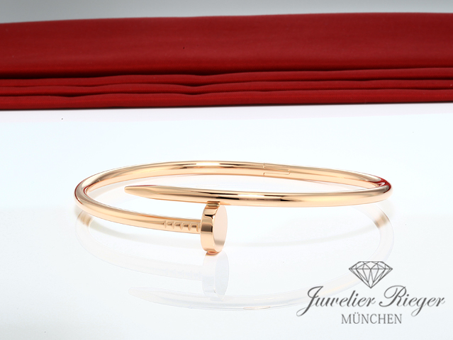 Bild 3 der Galerie: Cartier Armreif Juste un Clou Rosegold 750 Größe 19 2018 Gold Damen