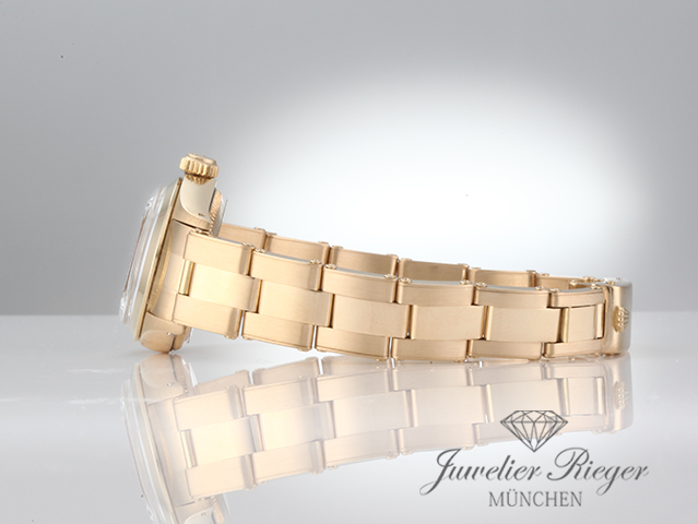 Bild 5 der Galerie: Rolex Lady Oyster Perpetual Gelbgold 750 Automatik Damenuhr Gold Datejust