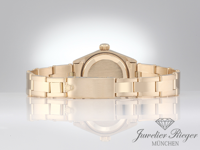Bild 6 der Galerie: Rolex Lady Oyster Perpetual Gelbgold 750 Automatik Damenuhr Gold Datejust