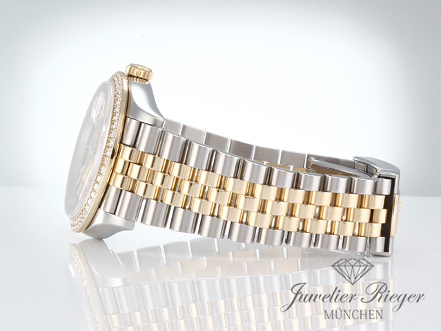 Bild 5 der Galerie: Rolex Datejust 36 126283 RBR 2019 Stahl Gelbgold 750 Diamanten Automatik Gold