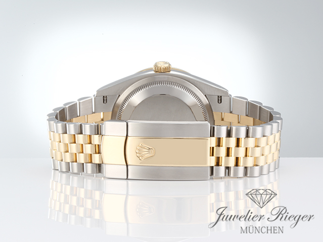 Bild 6 der Galerie: Rolex Datejust 36 126283 RBR 2019 Stahl Gelbgold 750 Diamanten Automatik Gold