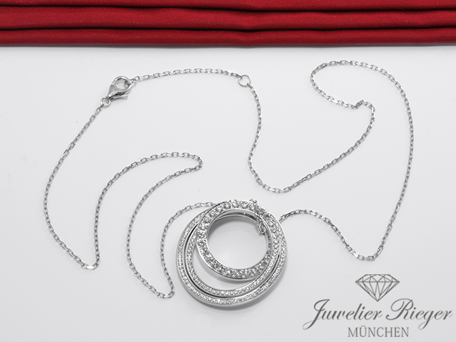 Bild 4 der Galerie: Cartier Collier Etincelle Diamanten Brillanten Weissgold 750 N3108600 2014 Gold