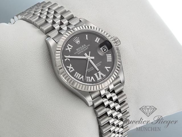 Bild 3 der Galerie: Rolex Datejust 31 278274 Medium Stahl Weissgold 750 Diamanten Automatik