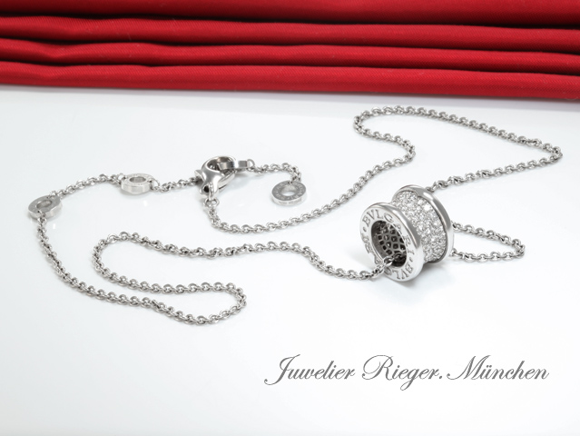 Bild 3 der Galerie: Bulgari Collier B-Zero 1 Weissgold 750 Diamanten Brillanten 346167 Gold
