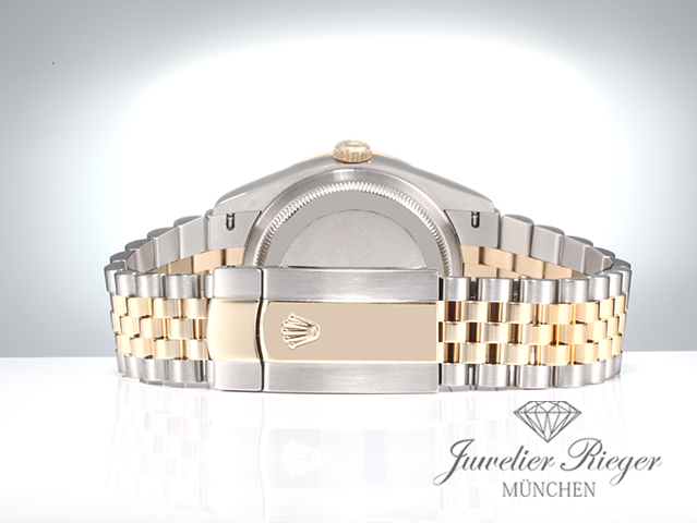 Bild 6 der Galerie: Rolex Datejust 36 126283 RBR 2019 Stahl Gelbgold 750 Diamanten Automatik Gold