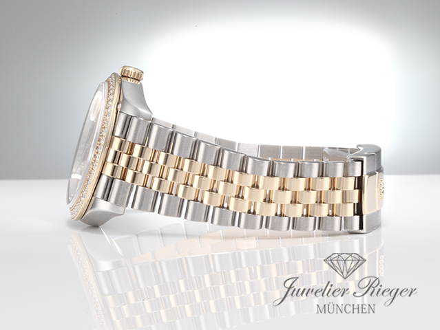 Bild 5 der Galerie: Rolex Datejust 36 126283 RBR 2019 Stahl Gelbgold 750 Diamanten Automatik Gold