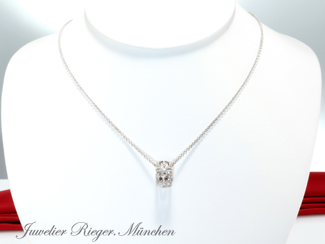 Bild 2 der Galerie: Bulgari Collier Parentesi Weissgold 750 Diamanten Brillanten Gold Kette