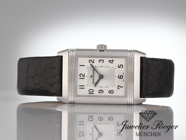 Bild 4 der Galerie: Jaeger Le Coultre Reverso Classic Duetto Medium 212.8.D4 Stahl Perlmutt Diamant