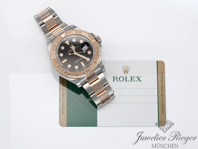 Bild 7 der Galerie: Rolex Yachtmaster 40 mm 116621 2018 Edelstahl Roségold 750 Automatik Gold