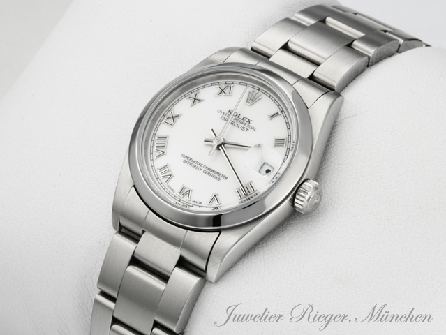 Bild 2 der Galerie: Rolex Medium Datejust 31 mm 2004/05 Edelstahl Automatik Damen Stahl Lady