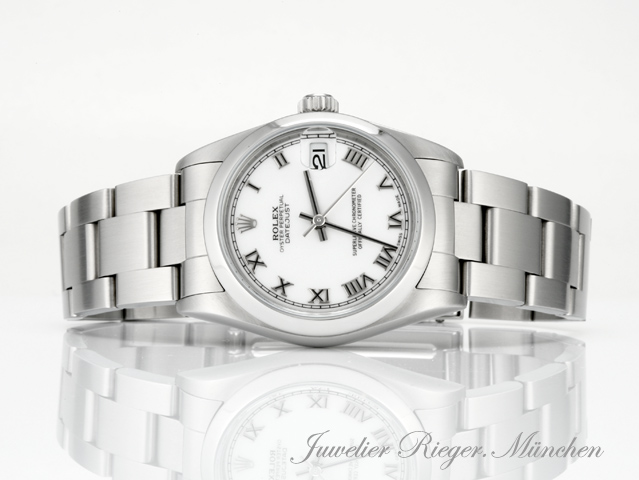 Bild 4 der Galerie: Rolex Medium Datejust 31 mm 2004/05 Edelstahl Automatik Damen Stahl Lady