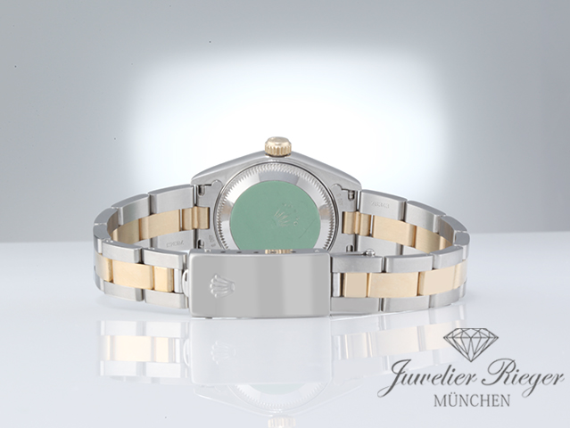 Bild 6 der Galerie: Rolex Lady Datejust Edelstahl Gelbgold 750 Diamanten 1995 Automatik Gold Stahl