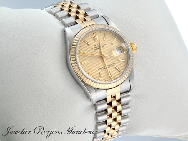 Bild 3 der Galerie: Rolex Medium Datejust 31 mm 68273 Edelstahl Gelbgold 750 Automatik Gold