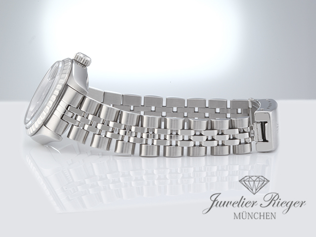 Bild 5 der Galerie: Rolex Lady Date 26 mm 2002 Edelstahl Damen Automatik Stahl