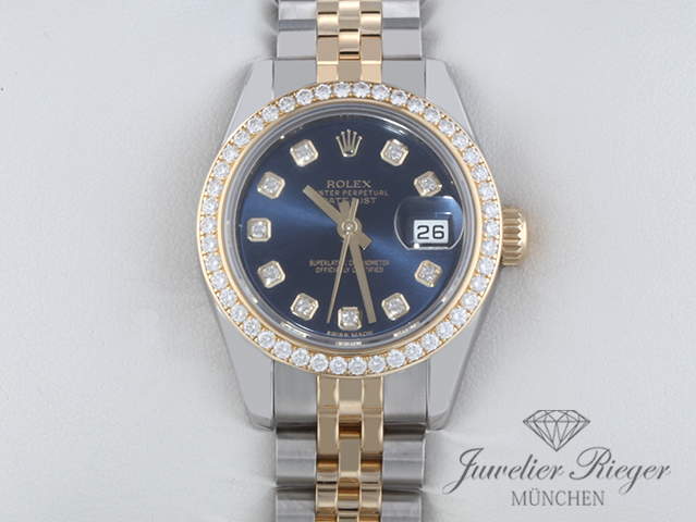 Bild 1 der Galerie: Rolex Lady Datejust 179383 Edelstahl Gelbgold 750 Diamanten Automatik Stahl Gold