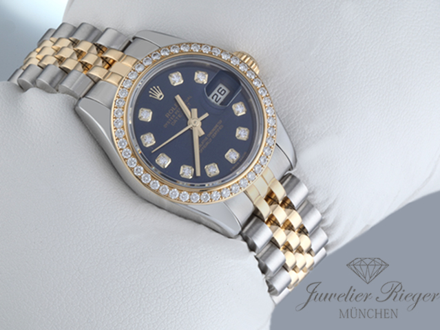 Bild 3 der Galerie: Rolex Lady Datejust 179383 Edelstahl Gelbgold 750 Diamanten Automatik Stahl Gold