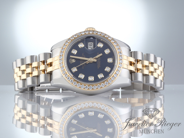 Bild 4 der Galerie: Rolex Lady Datejust 179383 Edelstahl Gelbgold 750 Diamanten Automatik Stahl Gold