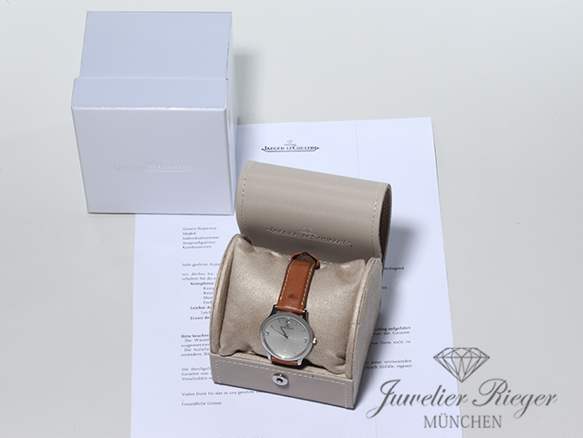 Bild 8 der Galerie: Jaeger Le Coultre Master Ultra Thin 145.8.79 Stahl Handaufzug JLC-Service: 2026