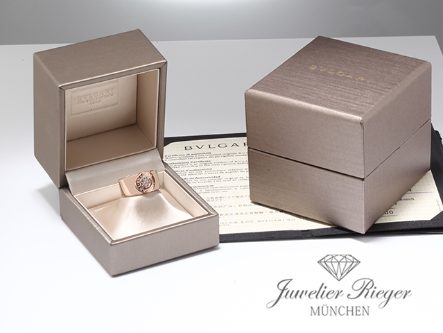 Bild 5 der Galerie: Bulgari Ring Bvlgari Rosegold 750 Gr 53 Diamanten Brillanten 2018 AN857275 Gold