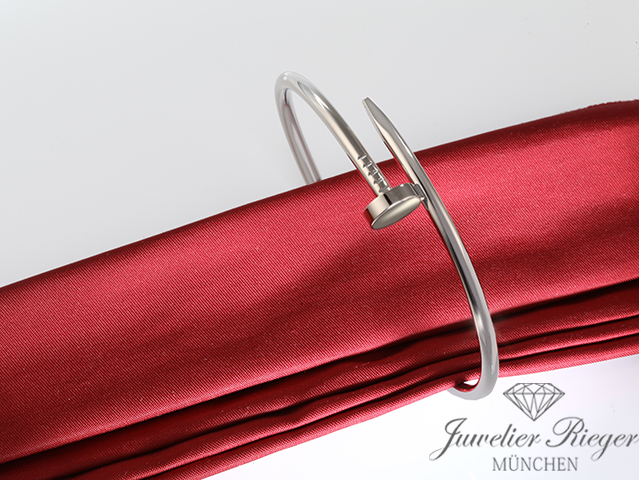 Bild 3 der Galerie: Cartier Armreif Juste un Clou Weissgold 750 Größe 16 Gold Damen Armband