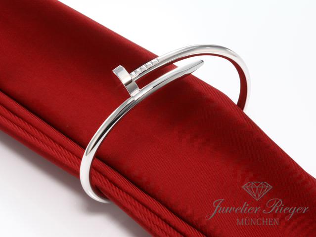 Bild 1 der Galerie: Cartier Armreif Juste un Clou Weissgold 750 Größe 16 Gold Damen Armband