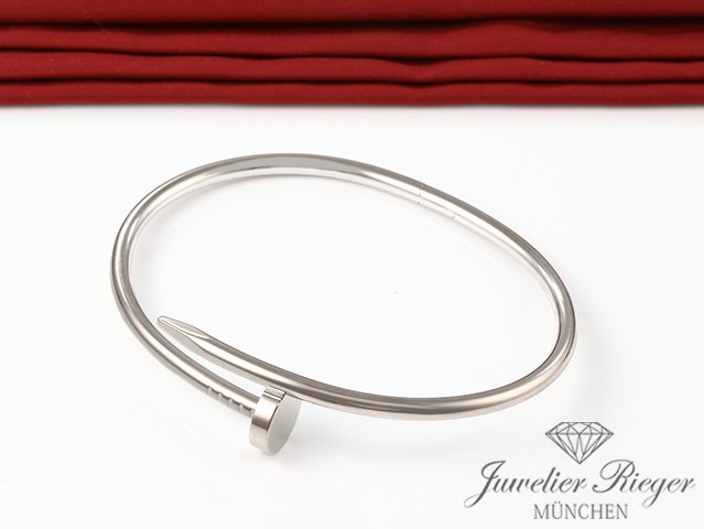 Bild 4 der Galerie: Cartier Armreif Juste un Clou Weissgold 750 Größe 16 Gold Damen Armband