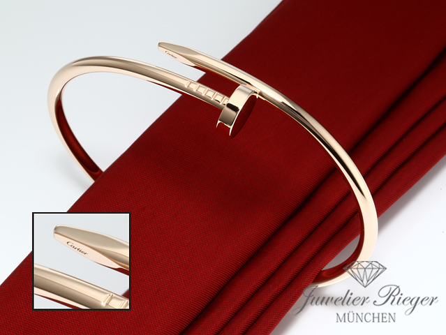 Bild 2 der Galerie: Cartier Armreif Juste un Clou Rosegold 750 Größe 18 2020 Gold Damen Herren