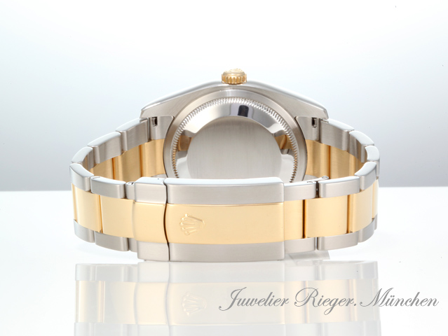 Bild 6 der Galerie: Rolex Datejust 36 mm 116233 2011 Edelstahl Gelbgold 750 Automatik Stahl Gold